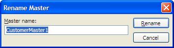 Rename Master Slide Dialog Box