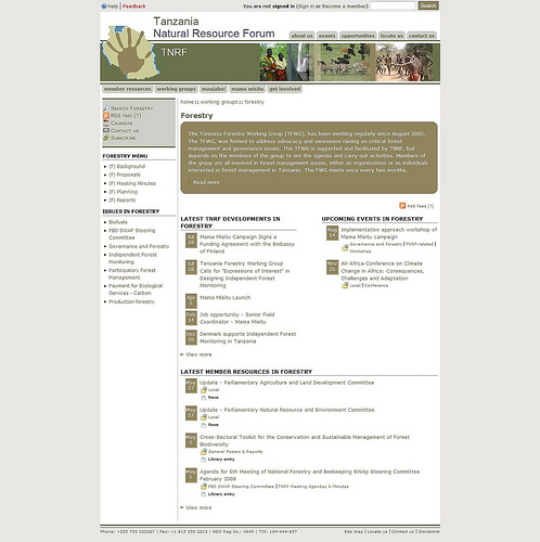 TNRF Forestry page